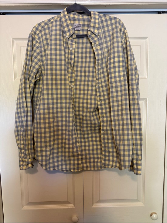 J. Crew Other - J. Crew light blue and yellow Gingham Button-Down Shirt